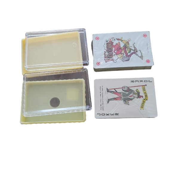 Vintage NWT Vintage plastic coated playing card, Wet in Wild Florida USA tourist - Picture 3 of 3